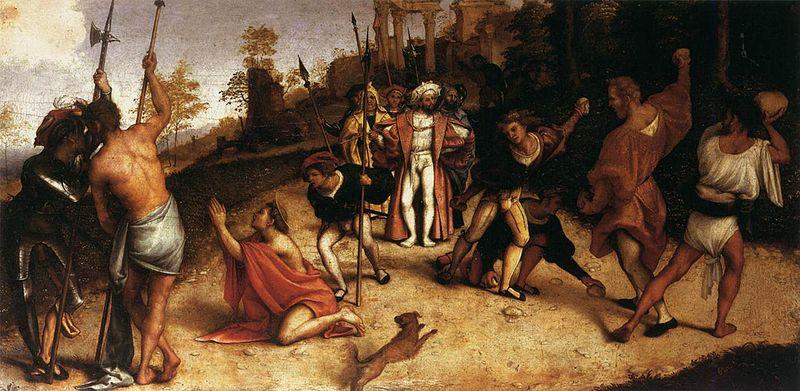 Lorenzo Lotto The Martyrdom of St Stephen Spain oil painting art
